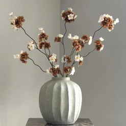Beige Japandi vaas 26 x 29 cm