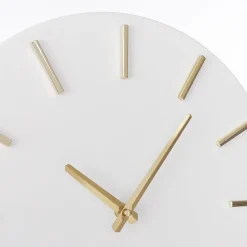 Brixen Wandklok – Ø36 cm – Wit