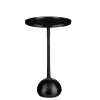 Colin Bijzettafel – H58 x Ø34 cm – Gerecycled Aluminium – 100% FSC – Zwart
