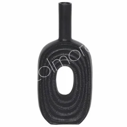 Colmore Vaas Raw Matt Black Zwart 18X6X41cm