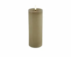 Countryfield Led Candle – Taupe – 7,5 x 20 cm