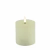 Countryfield LED kaars rustiek lyon 7.5x8cm creme