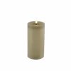 Countryfield Led kaars Taupe 7,5 x 15 cm
