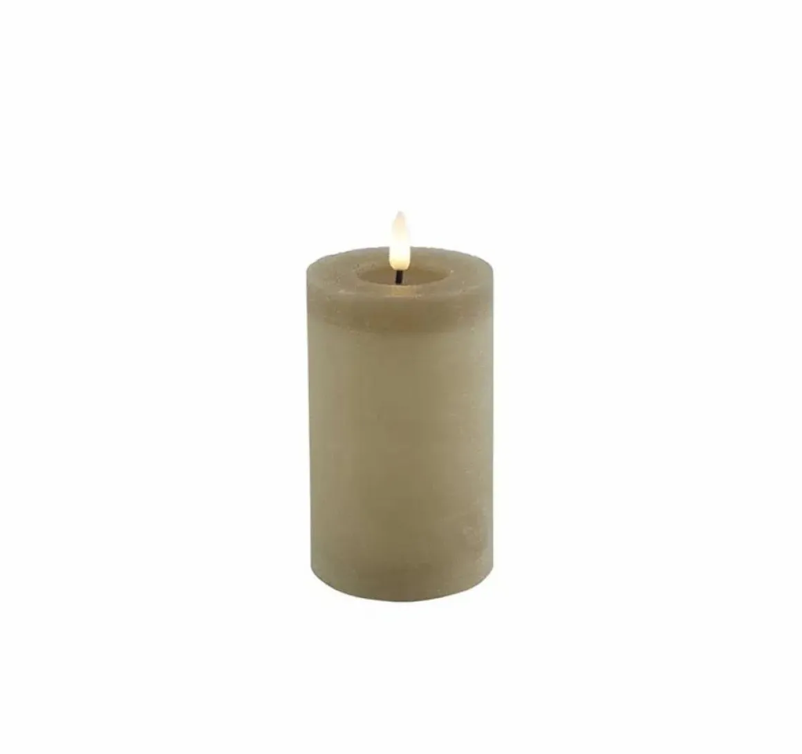Countryfield Led Kaars Taupe 7,5 x 12,5 cm