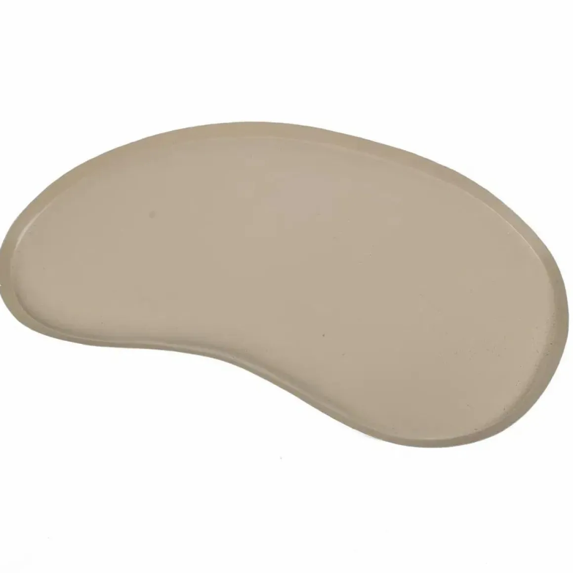 Decoratie dienblad kidney niervorm organisch Beige 57,5×27,5x2cm