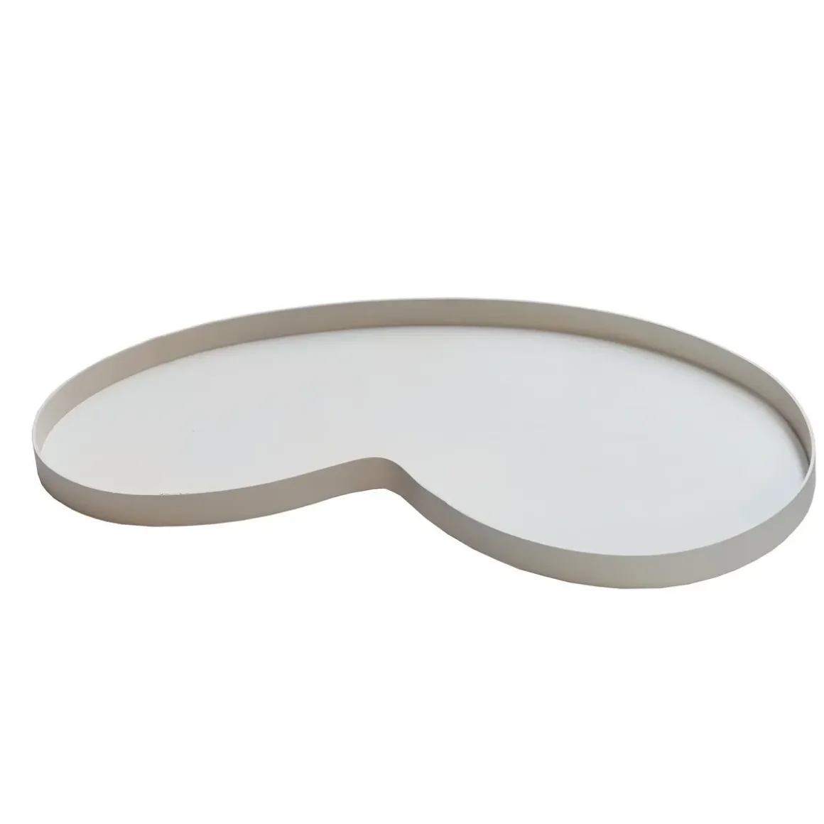 Dienblad kidney niervorm organisch Villeta ivory beige