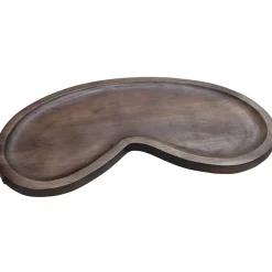 Dienblad kidney organisch niervorm Villeta walnut