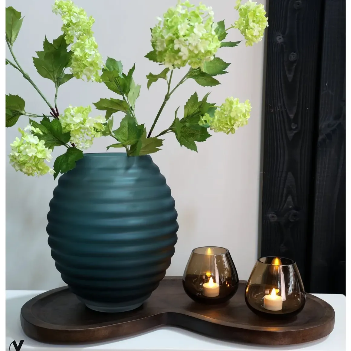Dienblad kidney organisch niervorm Villeta walnut