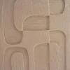 3D wanddecoratie organisch aardetint 80x120cm