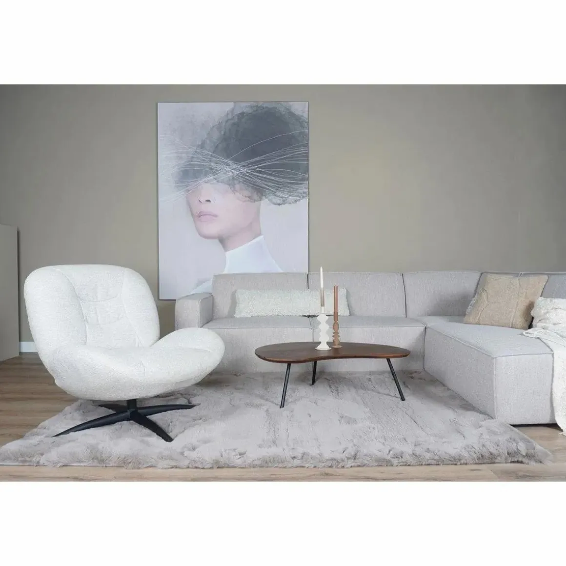 Fauteuil George Natural