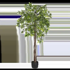 Ficus Kunstplant in Bloempot – H150 x Ø50 cm – Groen