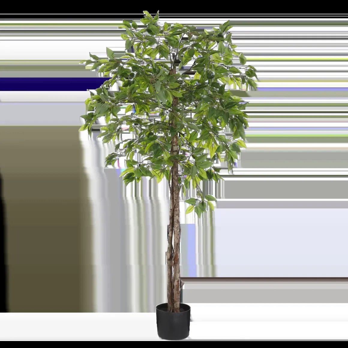 Ficus Kunstplant in Bloempot – H150 x Ø50 cm – Groen