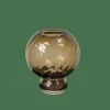 Fidrio Glass – H20 D17 – bol vaas – Vaas op voet – Coffee vaas