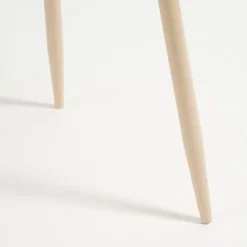 Flores Bijzettafel – H38 x Ø34 cm – Metaal – Beige