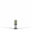Glazen kandelaar Oyster 1 Rolls Grey luster