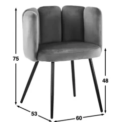 High Five luxe eetkamerstoel Koper (Set van 2)