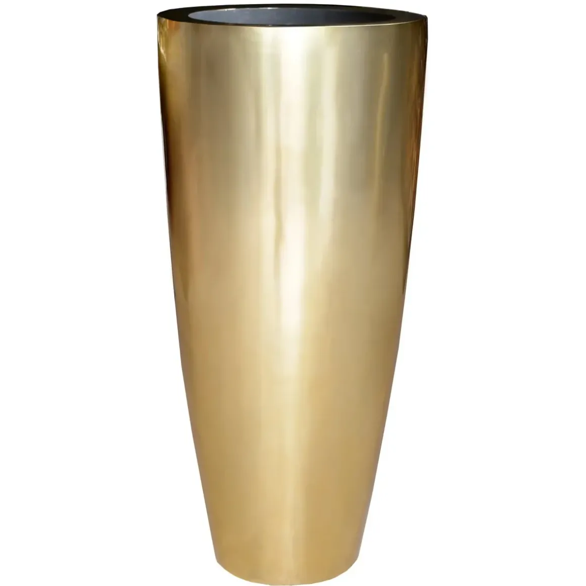 Hoge vaas kentucky Gold goud 80 of 100 cm