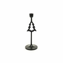 HV Glass Xmas Tree Kaarshouder Zwart