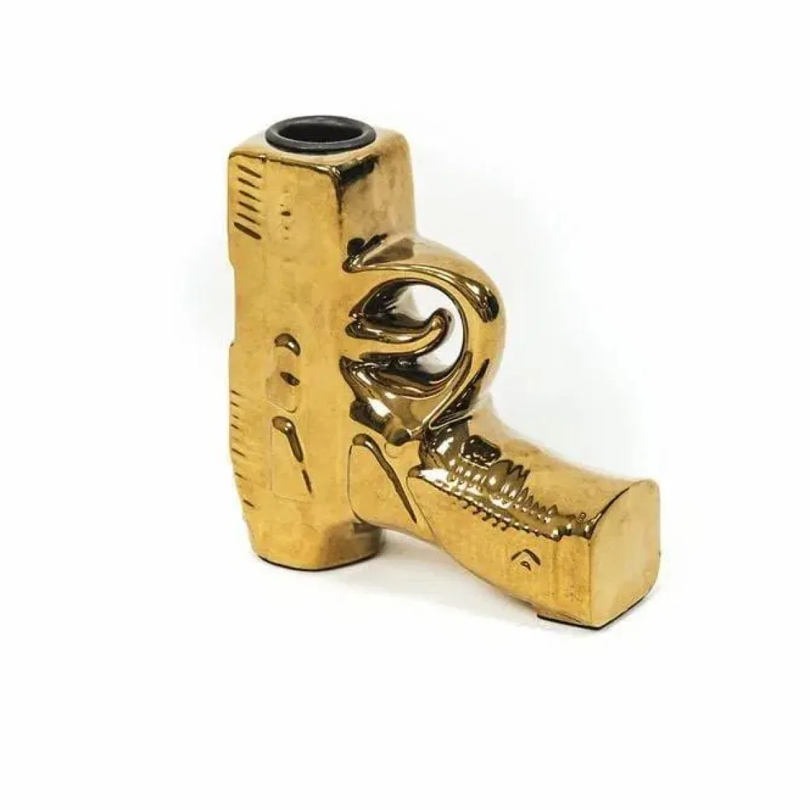 HV kandelaar Gun Gold pistool goud