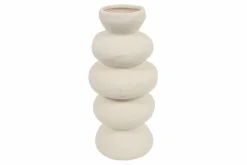 Japandi vaas beige