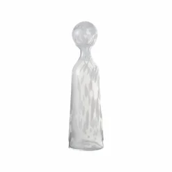 J-Line Decoratie fles hoog wit