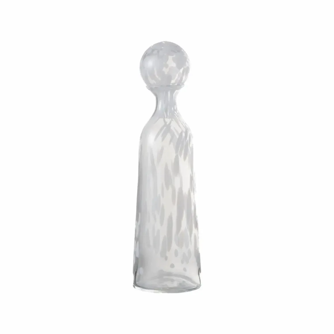 J-Line Decoratie fles hoog wit