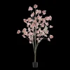 Kunst bloesem prunus boom roze 100 cm