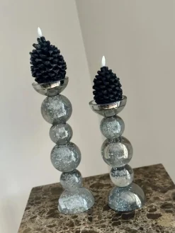 Light & Living | Kandelaar ITINGA glas smoke M
