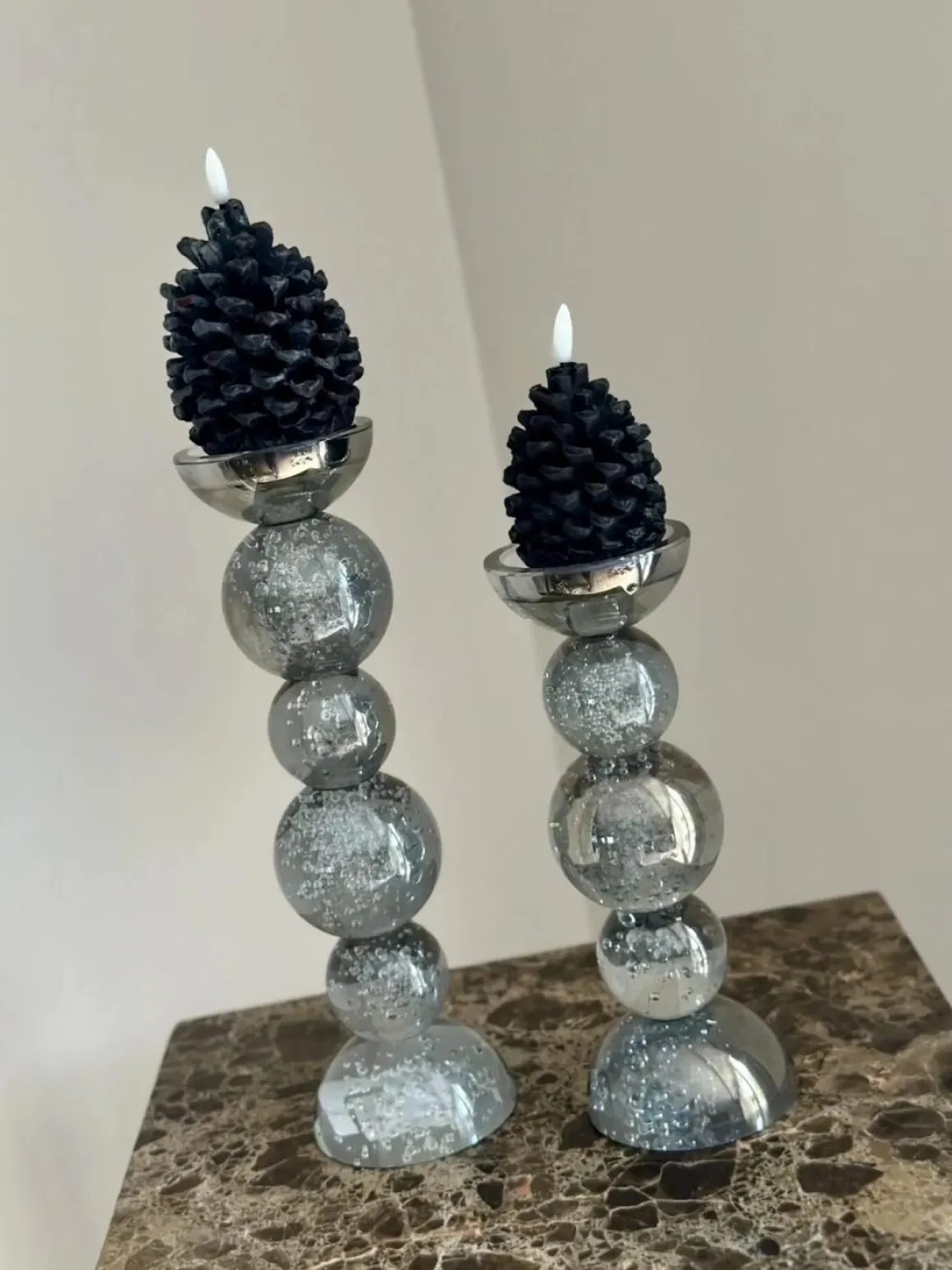 Light & Living | Kandelaar ITINGA glas smoke M