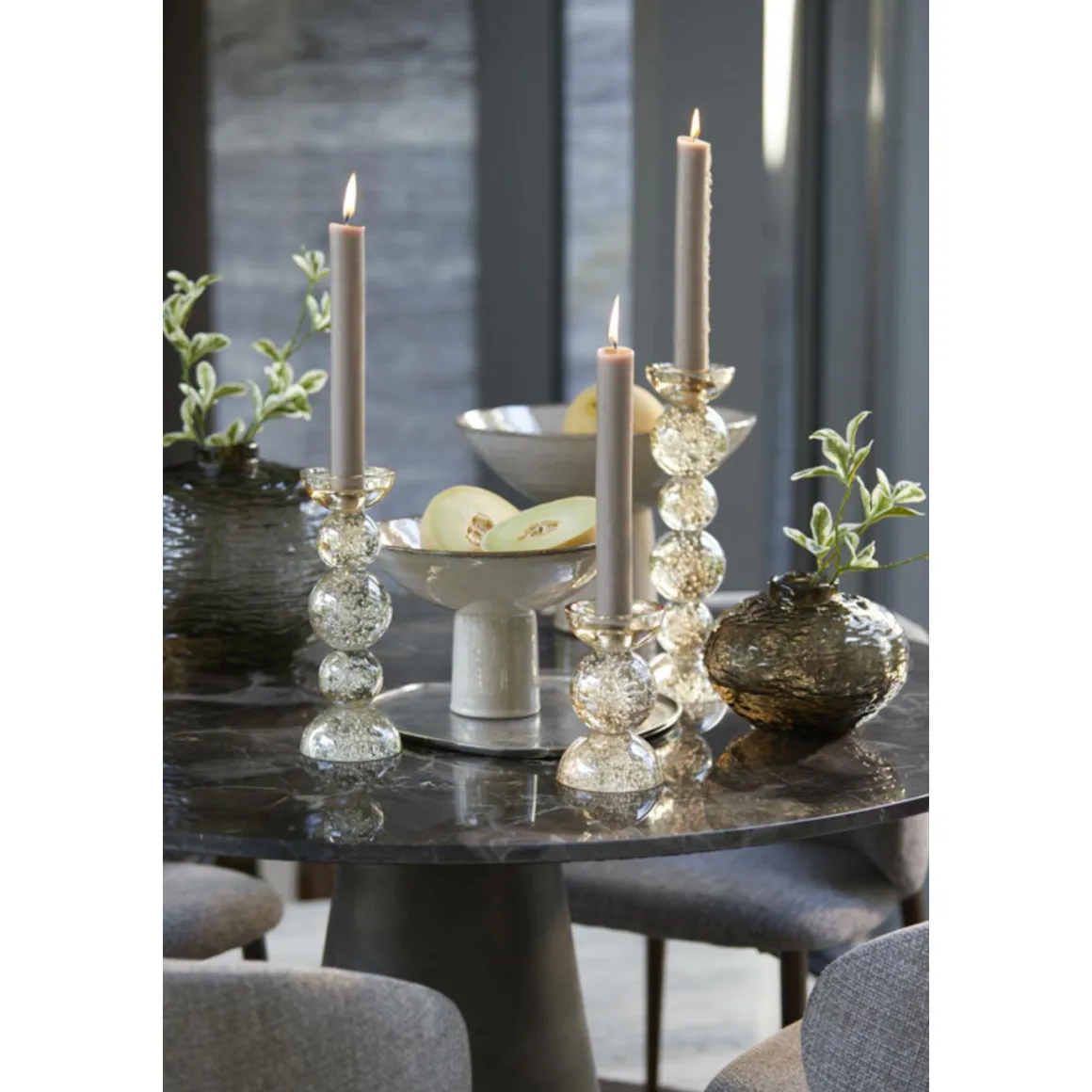 Light & Living | Kandelaar ITINGA glas amber luster M