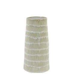 Light & Living Vaas Ø13×26,5 cm GIORGIA crème beige