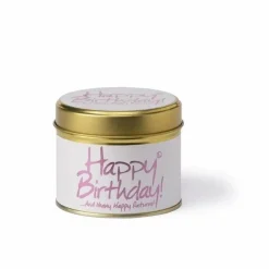 Lily-Flame Happy Birthday geurkaars verjaardagskado