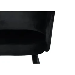 Luxe eetkamerstoelen Vleugelstoel zwart (Set van 2)