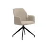 Luxe eetkamerstoel Storm Draaistoel Beige