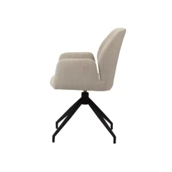Luxe eetkamerstoel Storm Draaistoel Beige