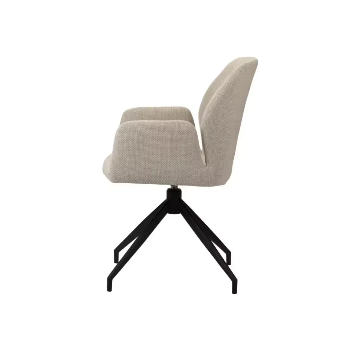 Luxe eetkamerstoel Storm Draaistoel Beige
