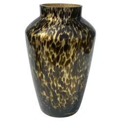 Luxe vaas Hudson gold cheetah Ø22,5 x H35 cm