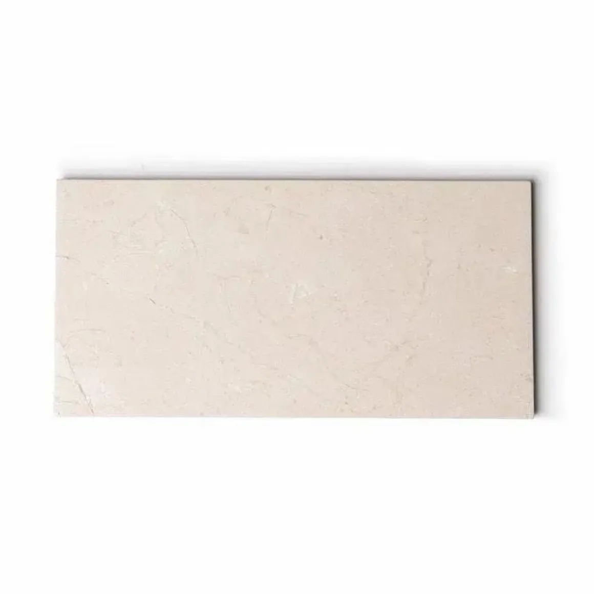 Marmer dienblad rechthoek M beige 15x30cm