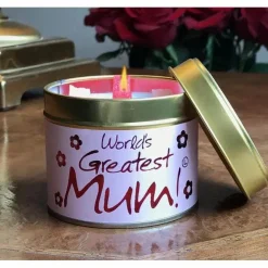 Moederdagcadeau tip : Lily-Flame World’s Greatest Mum geurkaars