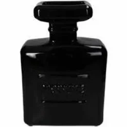 Parfum vaas zwart 20x9x30cm