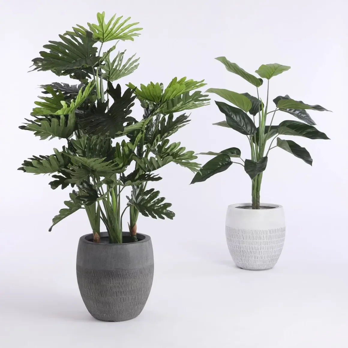 Philodendron Kunstplant – H120 x Ø80 cm – Groen