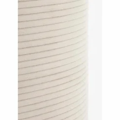 Poef met Opbergruimte – H41 x Ø42 cm – Off-white