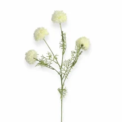 Pom Pom kunstbloem tak wit – 77 cm