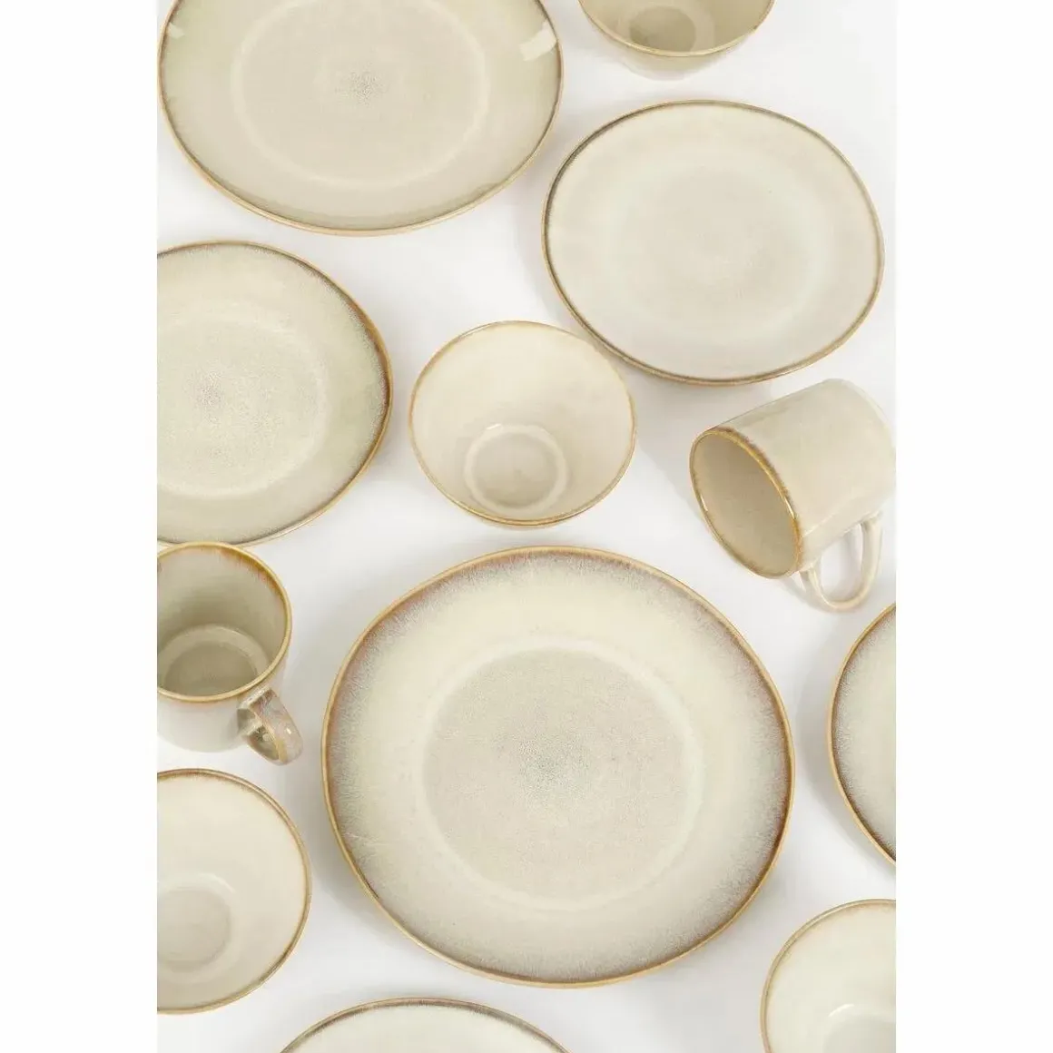 Racco Serviesset 4 Persoons – Steengoed – Beige