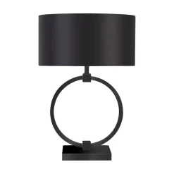 Ringlamp Zwart S