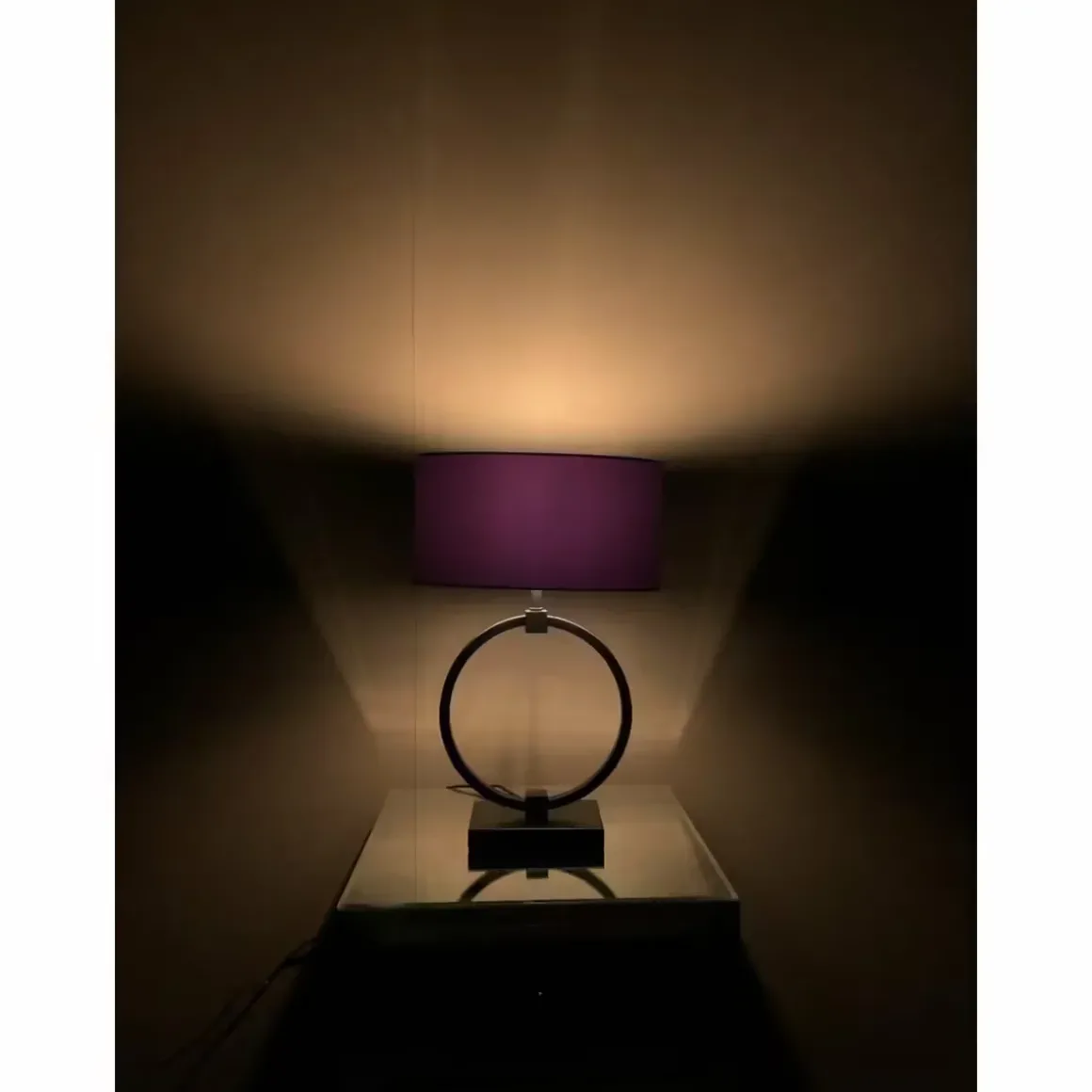 Ringlamp Zwart S