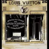 Schilderij poster met zwarte lijst luxe winkel lv 40x50cm