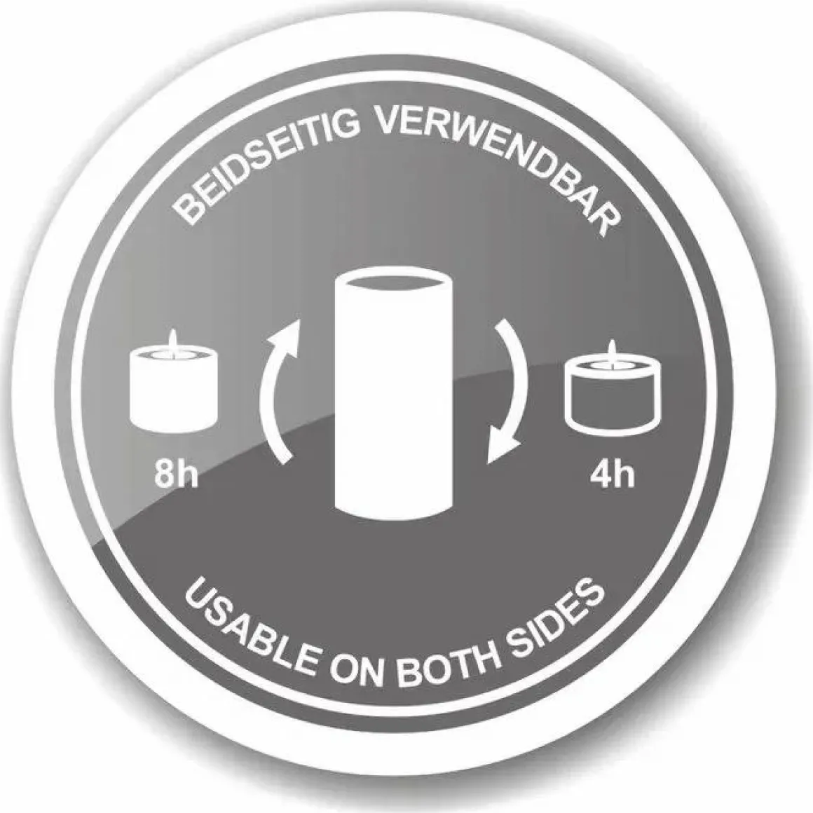 Set van 3 zwarte luxe waxinelichthouders