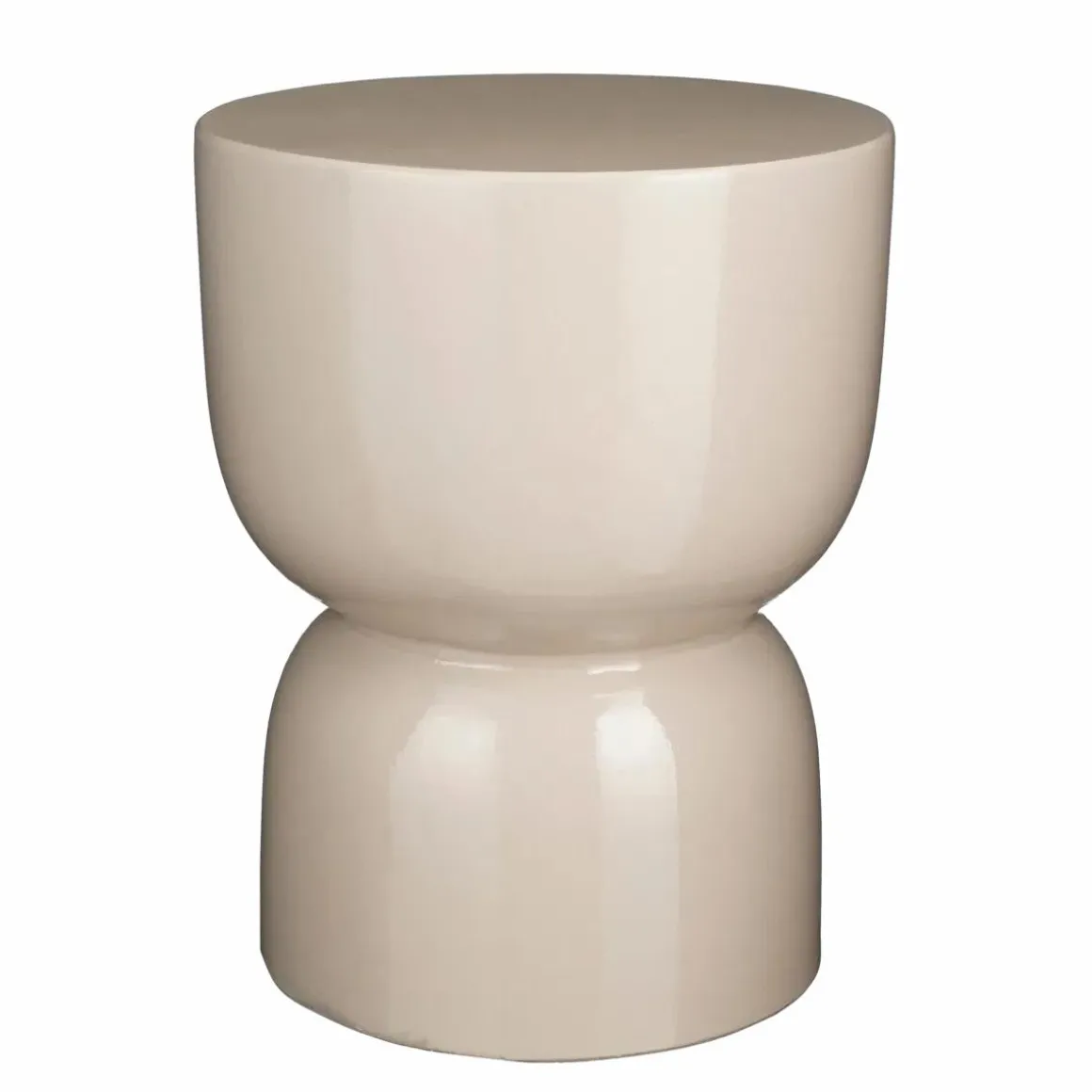 Stage Bijzettafel – H45 x Ø35 cm – Cement – Beige