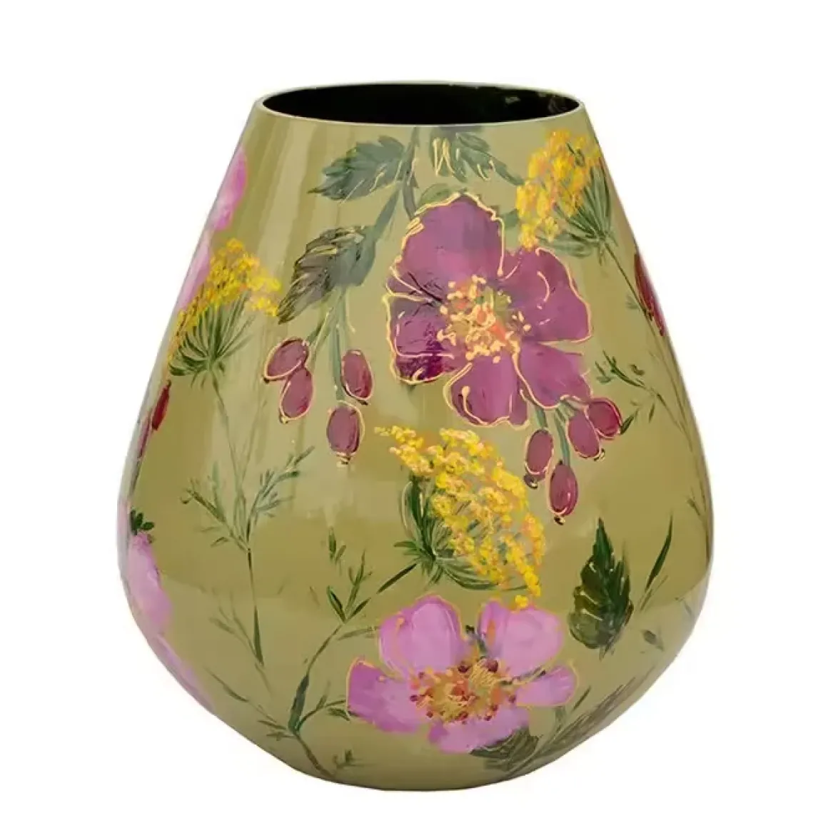 Tasman M rosehip green Ø26 x H28 cm
